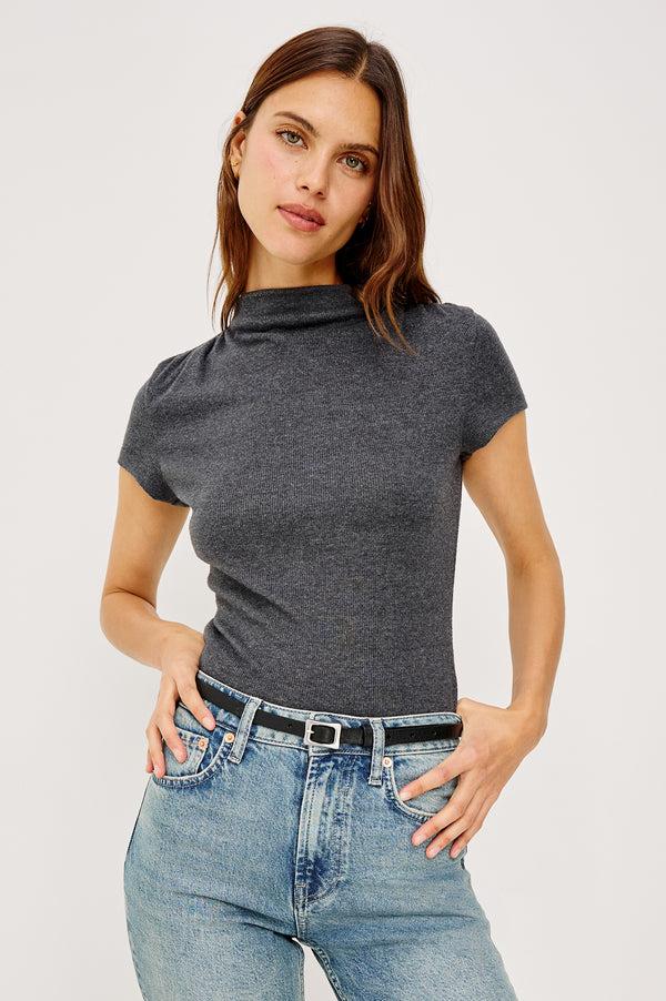 Rails Isobel Top Charcoal
