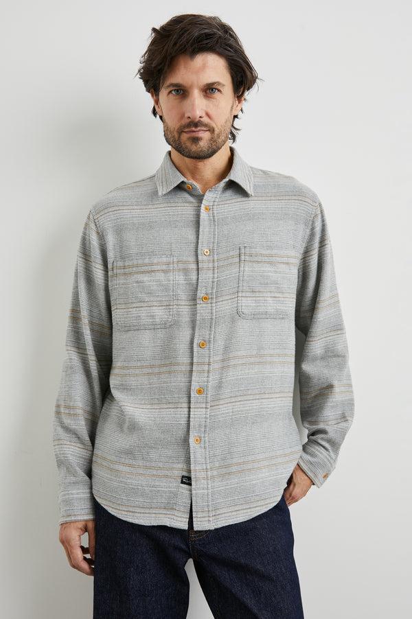 rails Ivan shirt Grey Serape