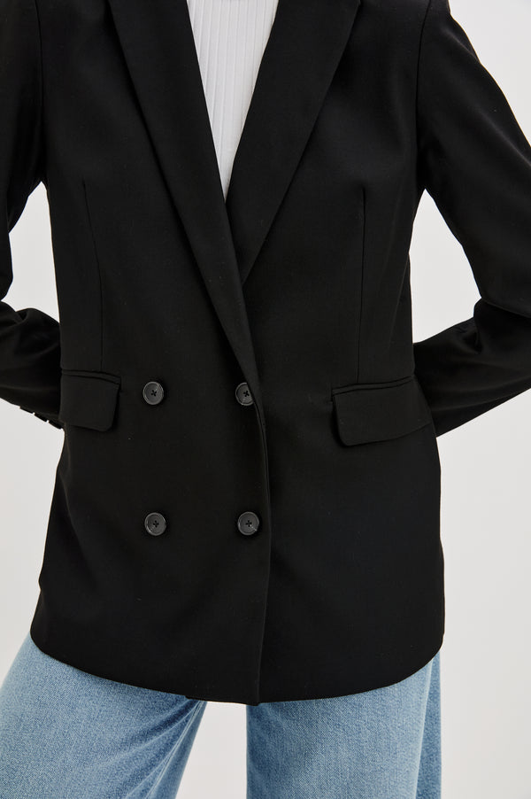 rails Jac blazer Black Twill
