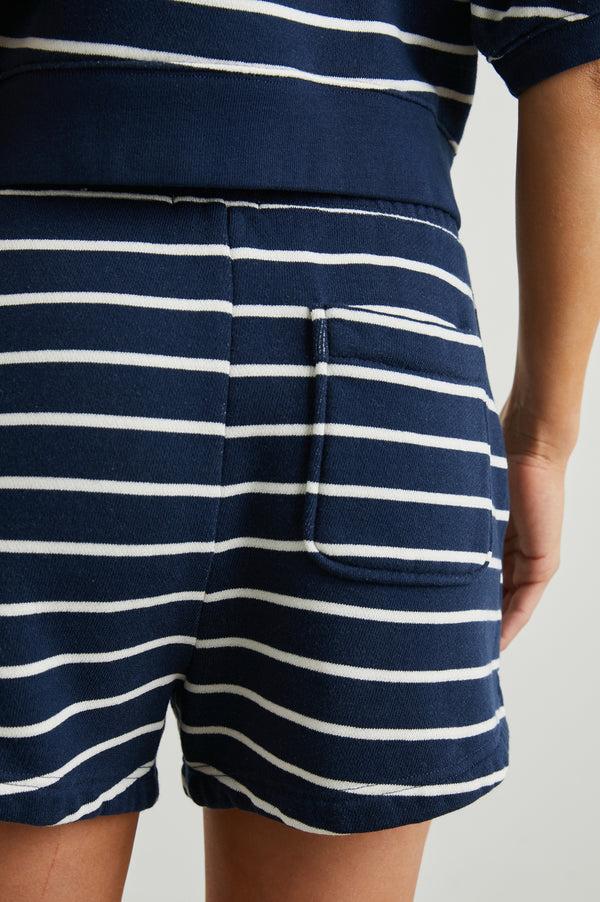rails Jane short Navy White Stripe