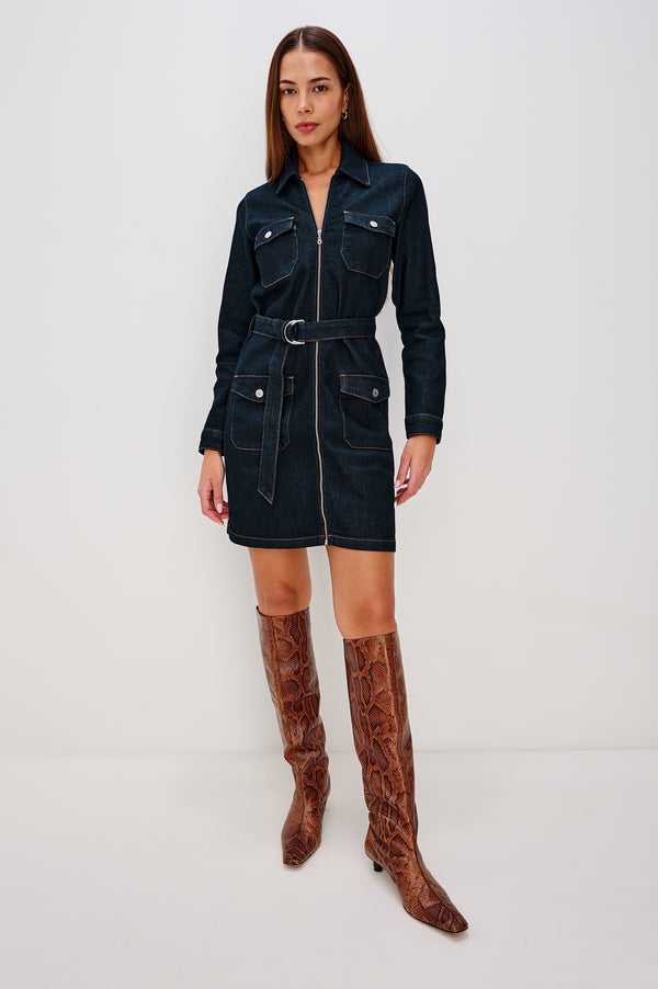 Rails Jefferson Dress Midnight Blue