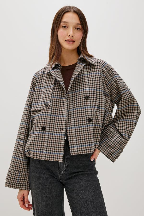 Rails Jett Jacket Mocha Check