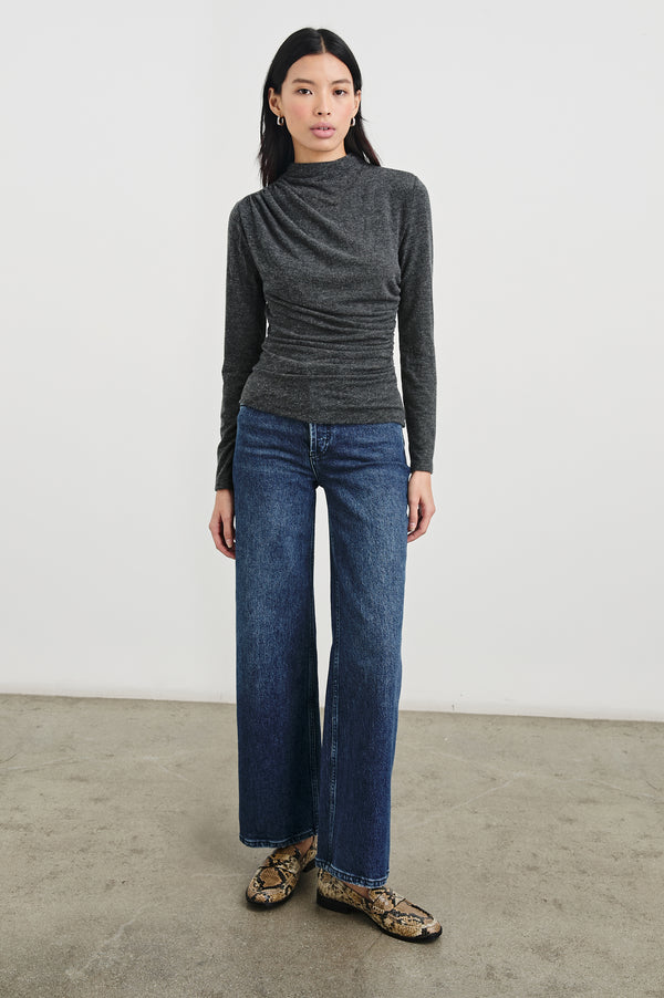 Rails Joelle Top Charcoal