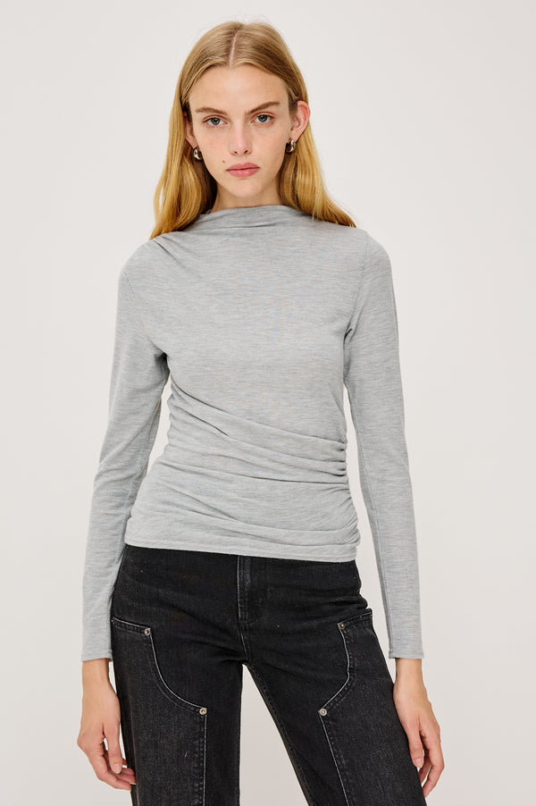 Rails Joelle Top Heather Grey