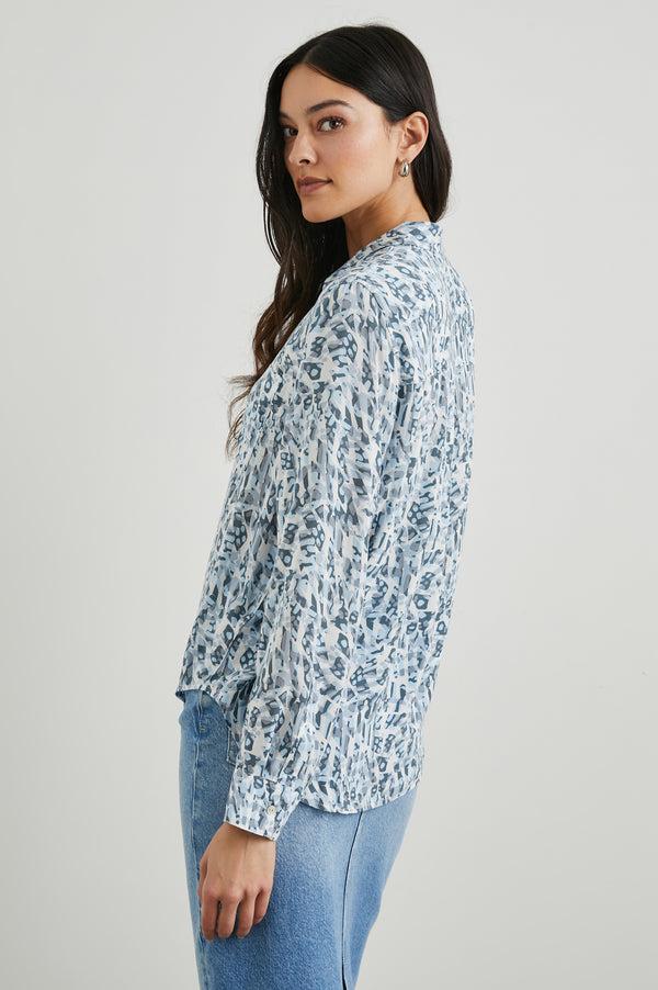Rails Josephine Shirt Blue Abstract