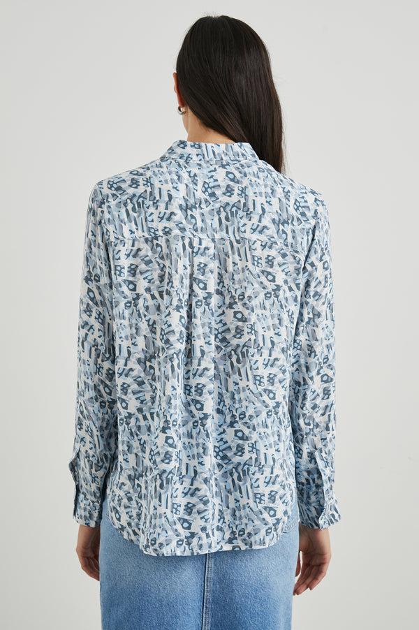 Rails Josephine Shirt Blue Abstract