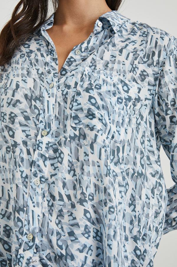 rails Josephine shirt Blue Abstract