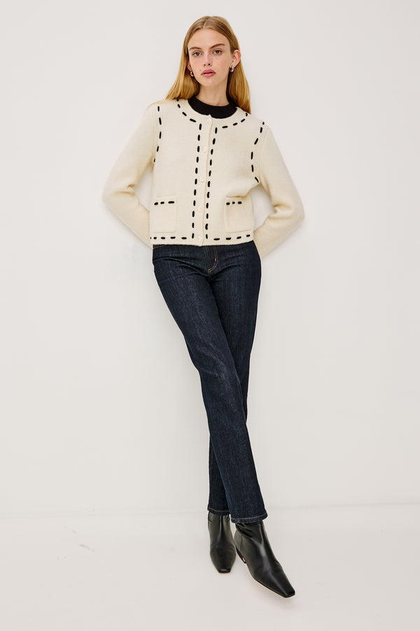 Rails Juliette Cardigan Ivory
