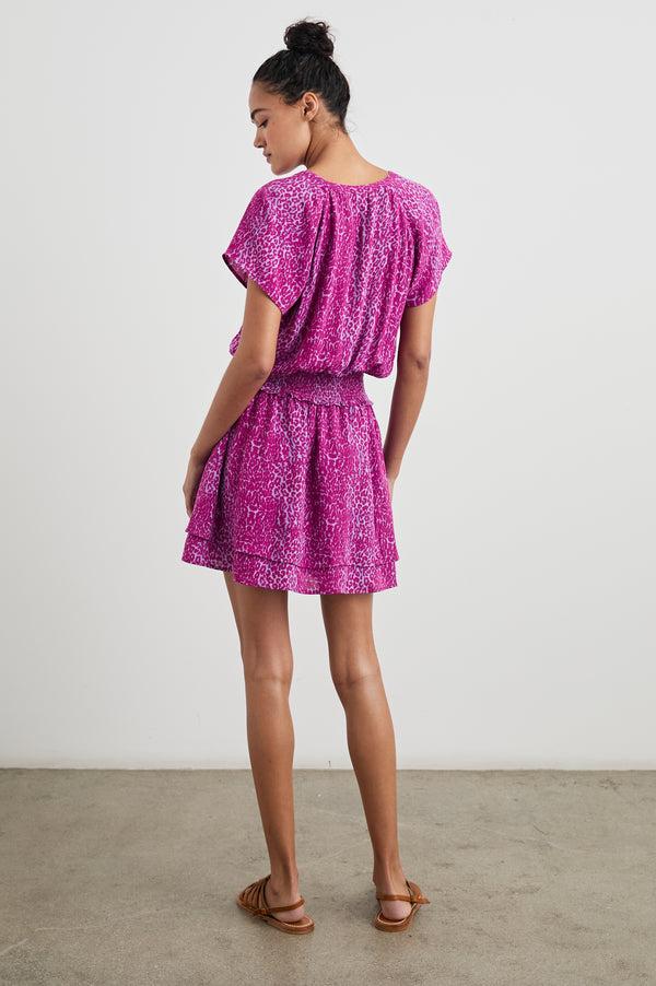 Rails Karla Dress Magenta Cheetah