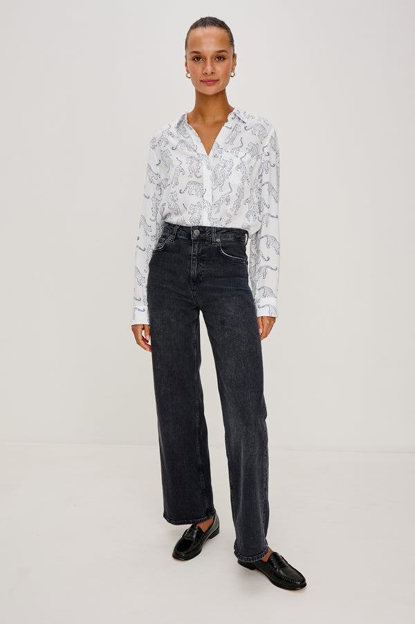 Rails Kathryn Shirt Cobalt Jaguar