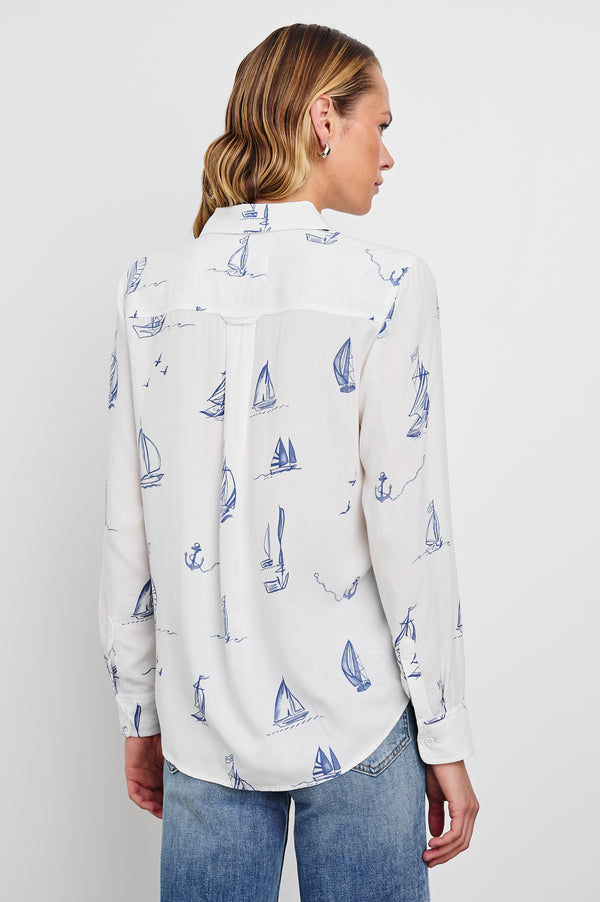 Rails Kathryn Shirt Sailboats