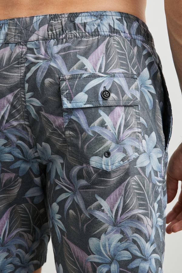 rails Kian swim short Jungle Garden Midnight