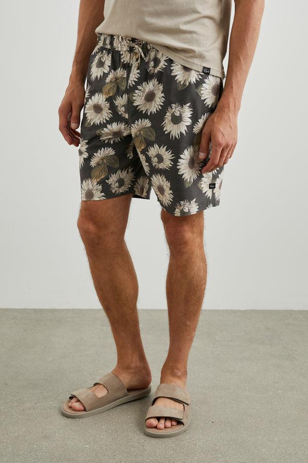 Rails Kian Swim Short Sunflower Twirl Bark