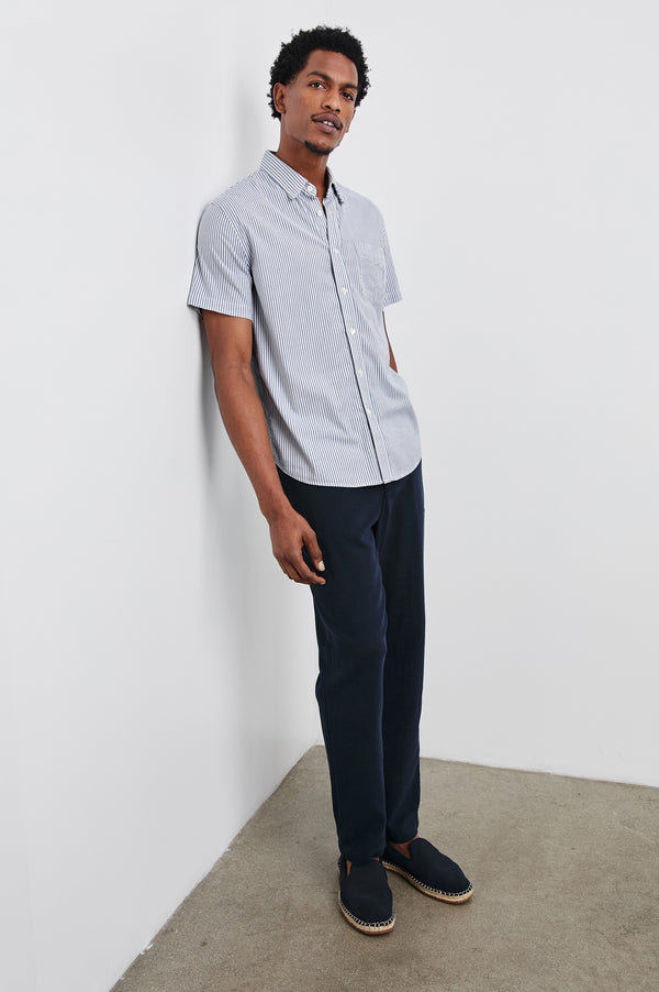 Rails Kieren Shirt Blue White Stripe