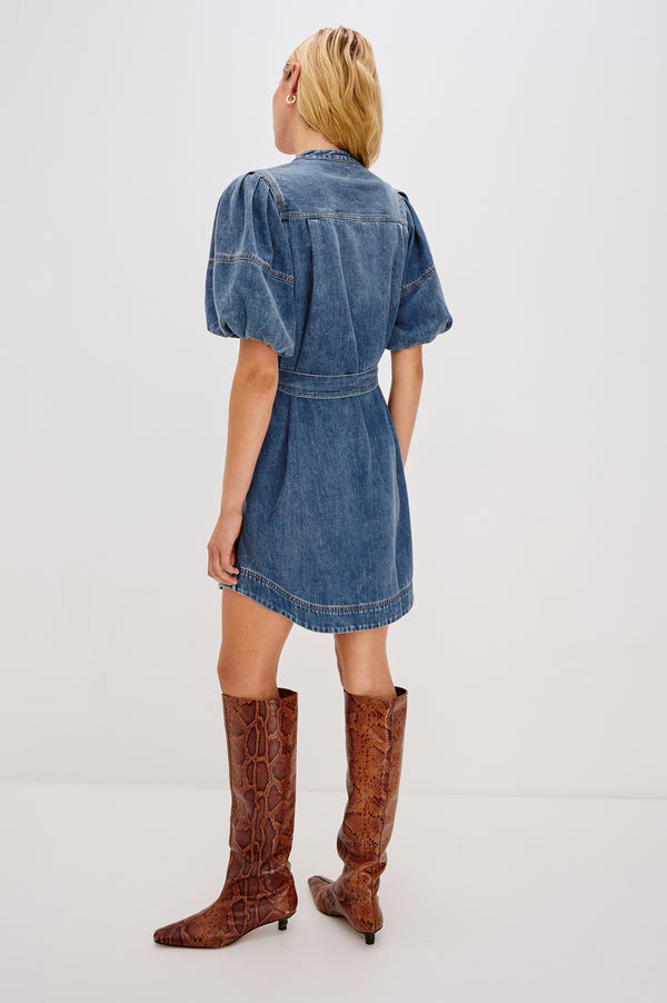 Rails Kingsley Dress Antique Blue