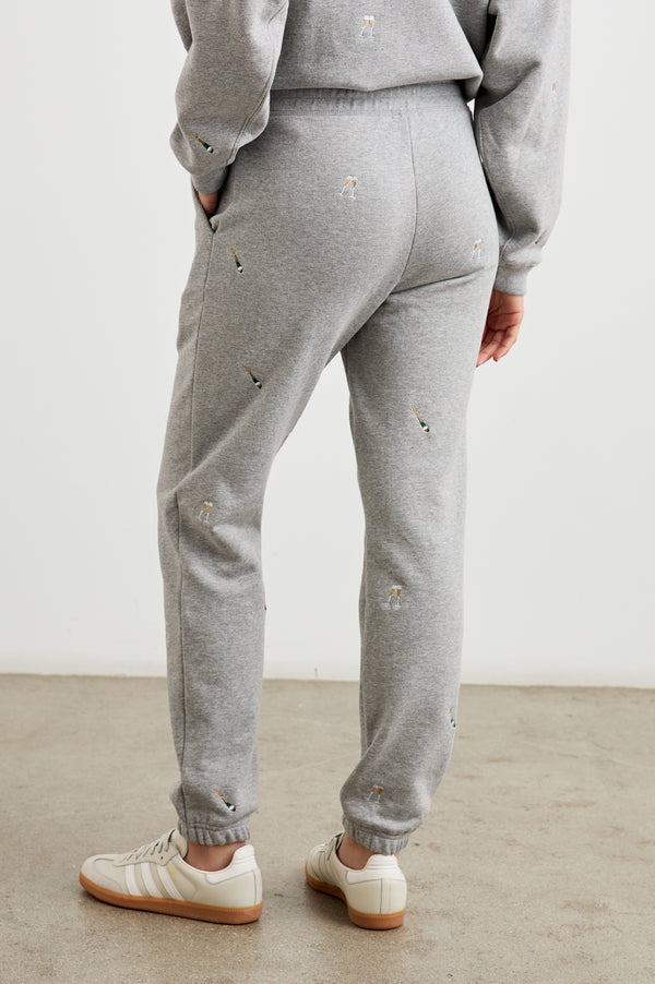 rails Kingston sweatpant Champagne Embroidery