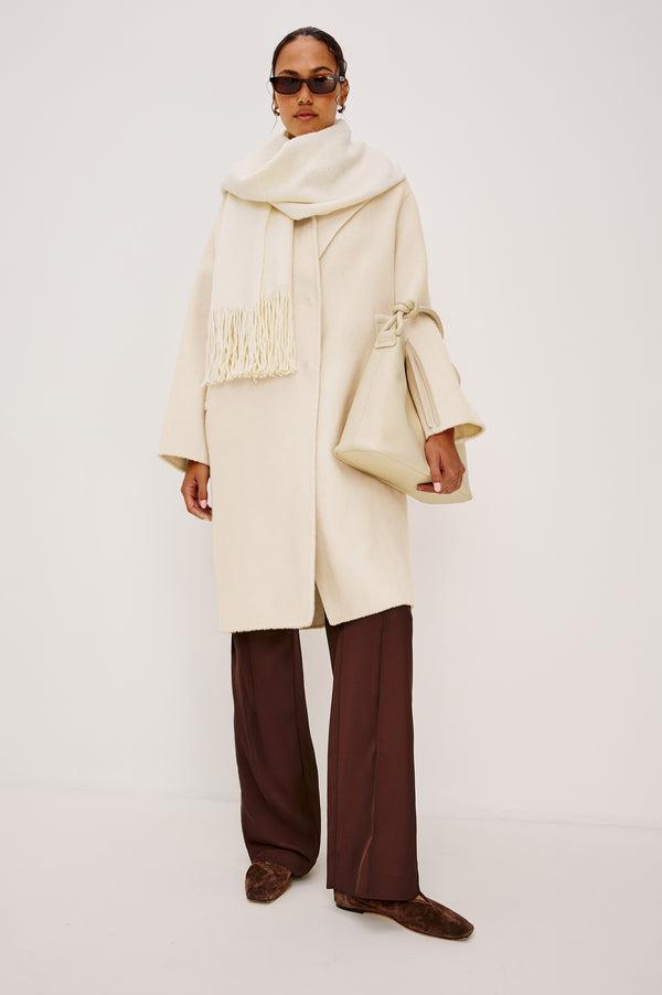 Rails Koa Scarf Ivory Fringe