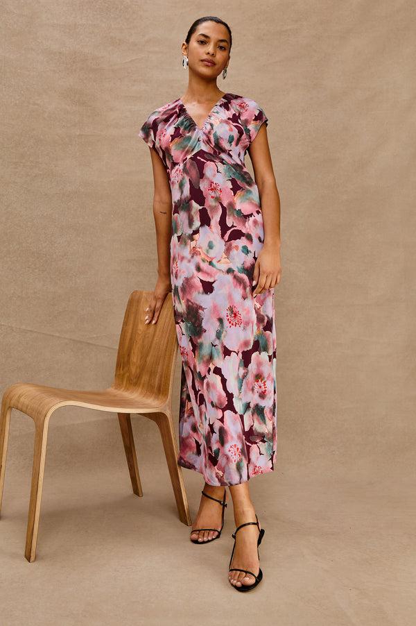 Rails Kourt Dress Magenta Verbena