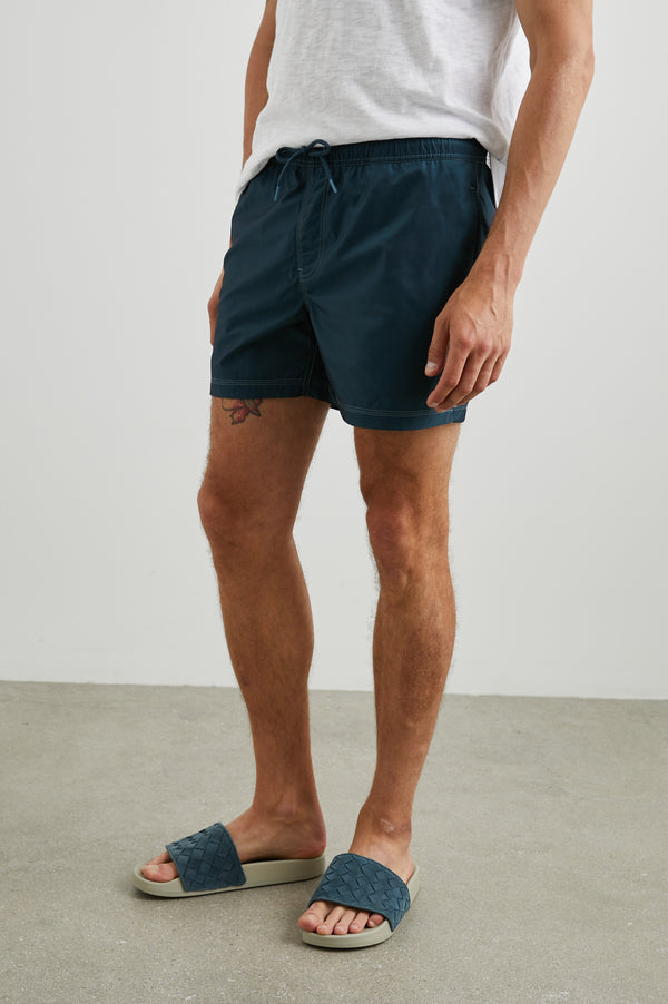 Rails La Brea Swim Short Dark Aegean
