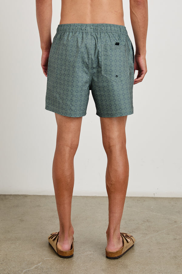 Rails La Brea Swim Short Diamond Thunder Grass