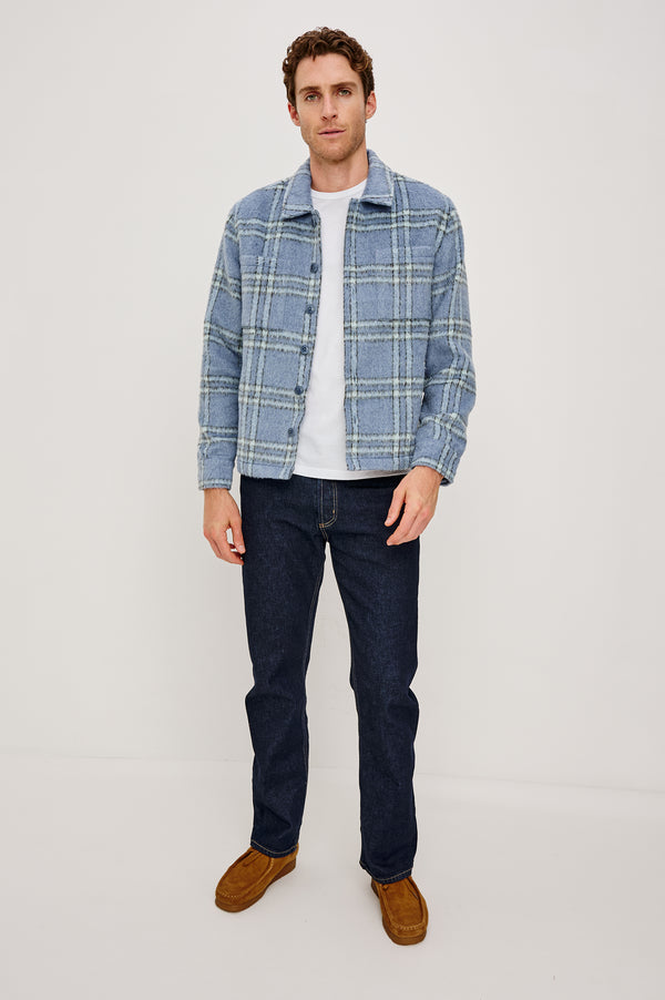 Rails Lachlan Shirt Blue Lotus
