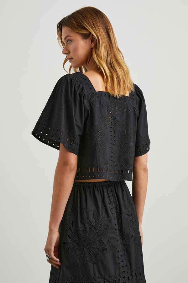 Rails Laine Top Black