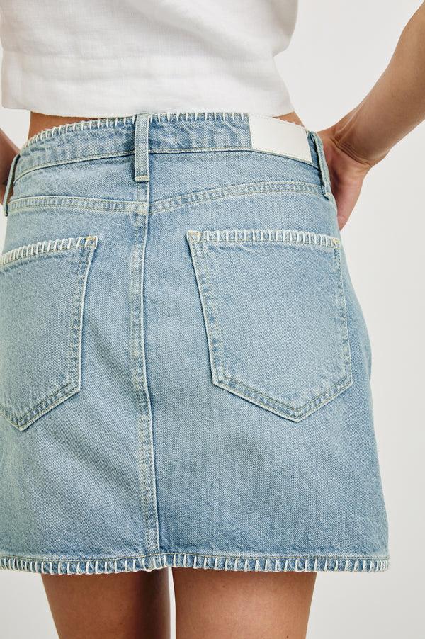 Rails Laurel Skirt Harbor Blanket Stitch