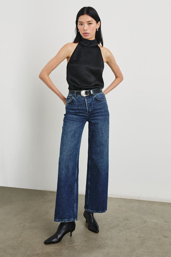 Rails Leah Top Black Crinkle