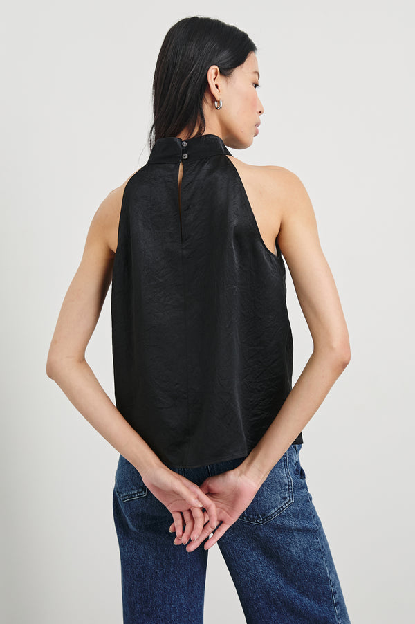 Rails Leah Top Black Crinkle