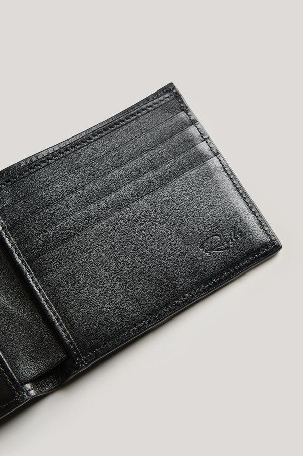 Rails Leather Billfold Wallet Black