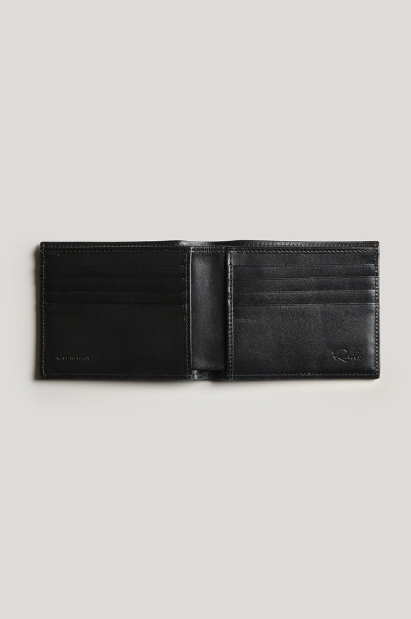 rails Leather billfold wallet Black