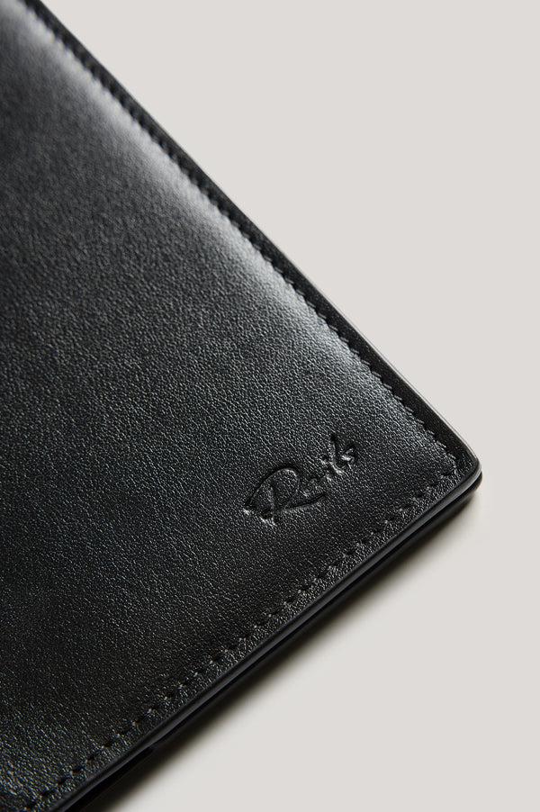 Rails Leather Passport Holder Black