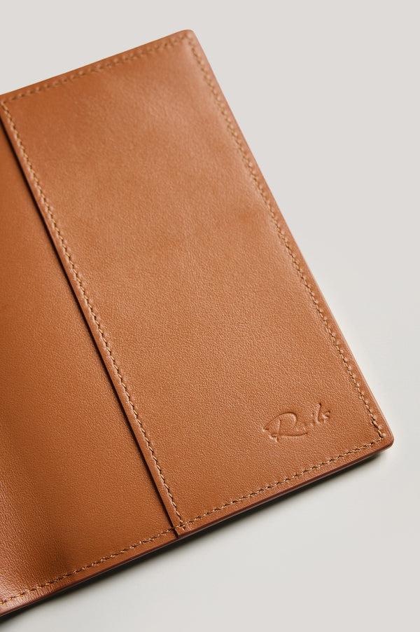 Rails Leather Passport Holder Cognac