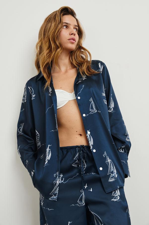 Rails Ledger Shirt Sailboats