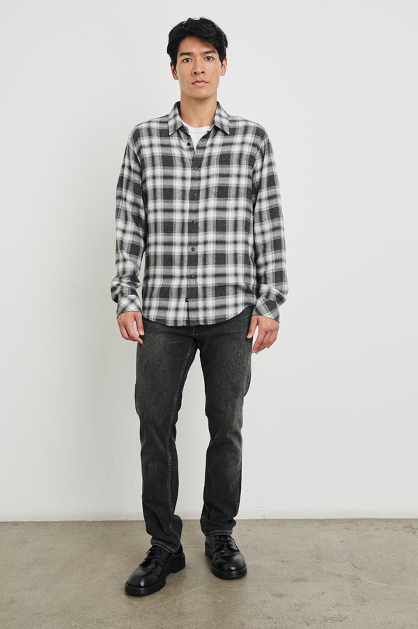 Rails Lennox Shirt Black Oak Haze