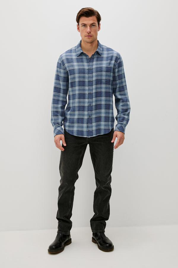 Rails Lennox Shirt Inkwell Melange