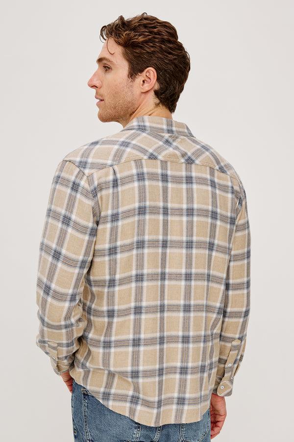 Rails Lennox Shirt Palamino Skyline Melange