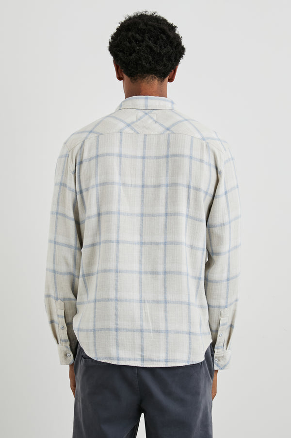 Rails Lennox Shirt Parchment Sky Melange