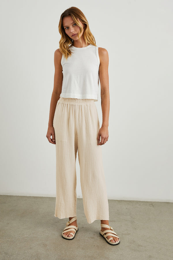 Rails Leon Crop Pant Flax