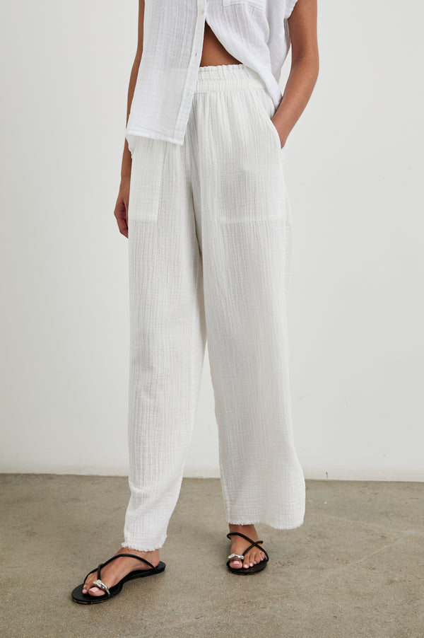 Rails Leon Pant White