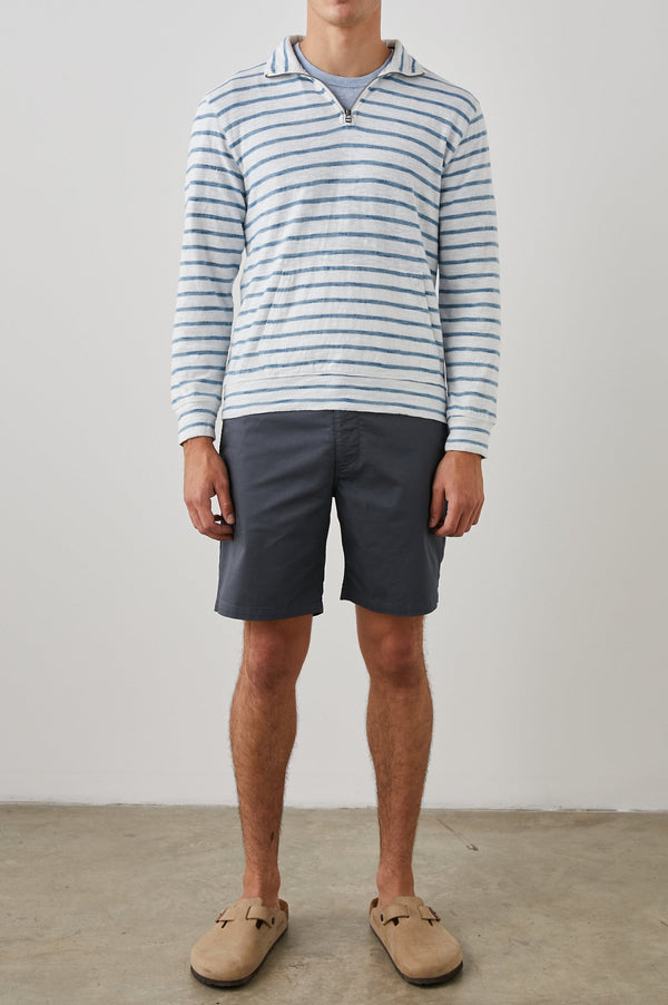 Rails Leorio Sweatshirt Breton Stripe Canvas