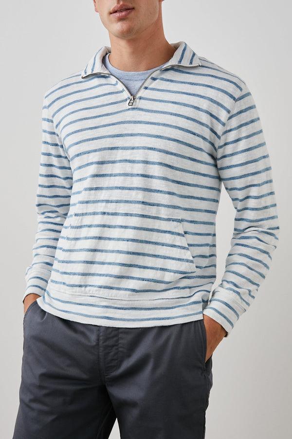 Rails Leorio Sweatshirt Breton Stripe Canvas