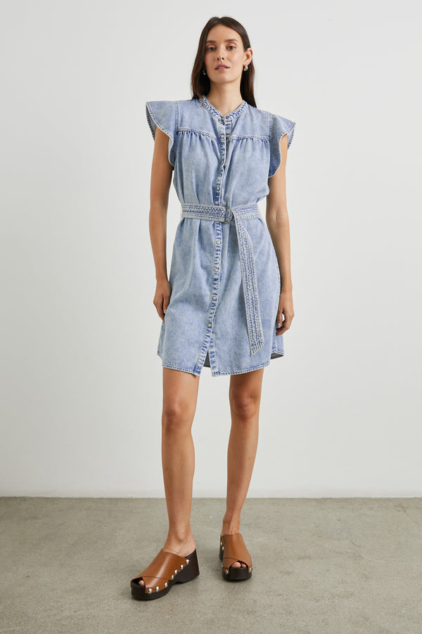 Rails Letta Dress Faded Indigo