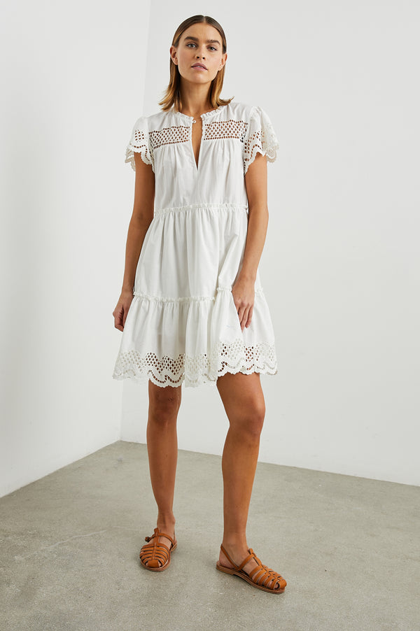Rails Lettie Dress White