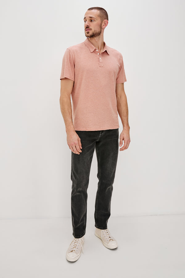 Rails Levant Polo Shirt Flamingo