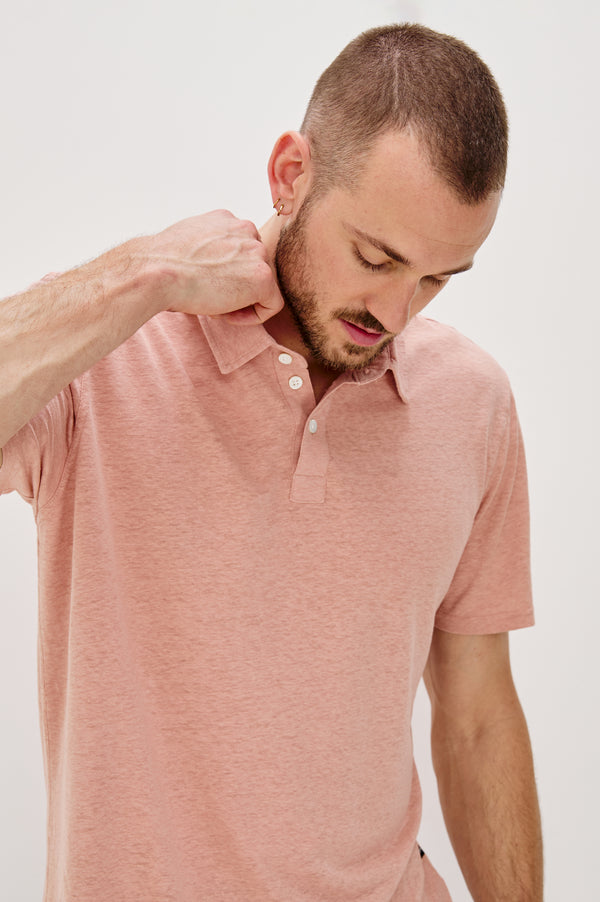 rails Levant polo shirt Flamingo