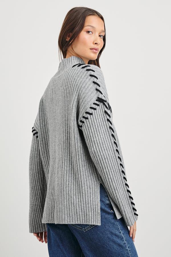 Rails Liam Sweater Heather Grey