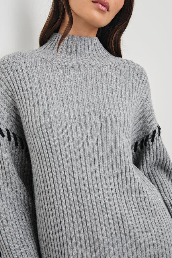 rails Liam sweater Heather Grey