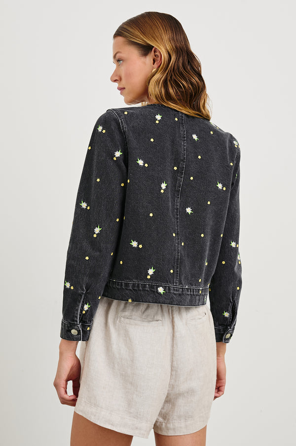Rails Lido Jacket Ash Black Floral