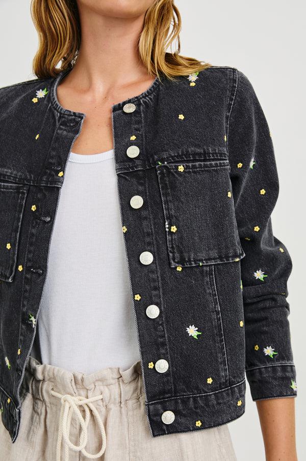 rails Lido jacket Ash Black Floral
